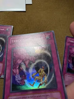 Threatening Roar Super Rare CP07-EN003 x3 Playset LP, LP & MP Very Rare!!! - Image 3