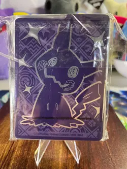 Paldean Fates Mimikyu ETB Card Sleeves 65 Count & Dividers - Image 3