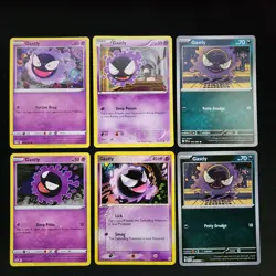 Pokemon Haunter, Gastly, & Gengar x24 Card Lot Bundle - Image 1