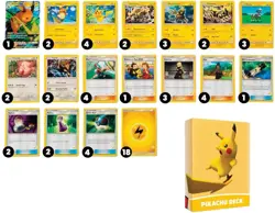 Pikachu Deck 2020 Pokemon TCG: Battle Academy 60 Cards Raichu GX Electricbuzz ⚡ - Image 2