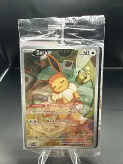 Pokemon Scarlet & Violet Eevee Promo Rare Holo Card SVP 173 Sealed I - Image 1