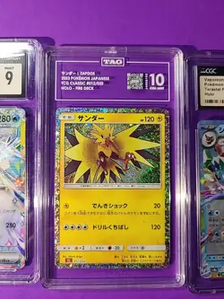 Lot of 3 Graded Japanese Pokemon Cards Tag An Cgc 10/9 - Image 3