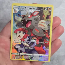 Hisuian Arcanine OC Miscut Error Astral Radiance Pokemon Card TG08/TG30 - Image 1