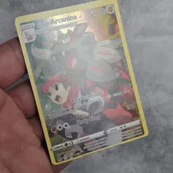 Hisuian Arcanine OC Miscut Error Astral Radiance Pokemon Card TG08/TG30 - Image 4