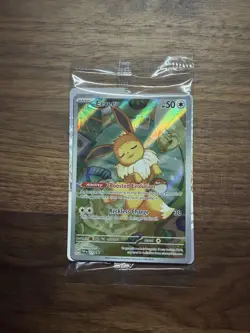 Eevee Prismatic Evolutions Scarlet & Violet Promo Card Holo 173 Sealed - Image 1