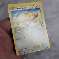 Teddiursa Miscut Error Edge Of Sheet Pokemon Card Breakthrough 121/162 - Image 4
