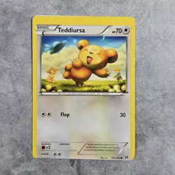 Teddiursa Miscut Error Edge Of Sheet Pokemon Card Breakthrough 121/162 - Image 5