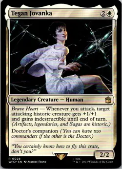 Magic the Gathering Tegan Jovanka Doctor Who Commander MTG Free Shipping! - Image 1