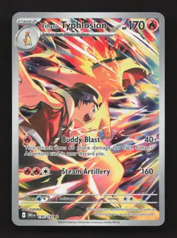 Ethan's Typhlosion 190/182 Illustration Rare Destined Rivals Pokemon Near Mint - Image 1