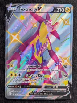 Toxtricity V SV112/SV122 Shining Fates: Shiny Vault Pokemon NM Holo - Image 1