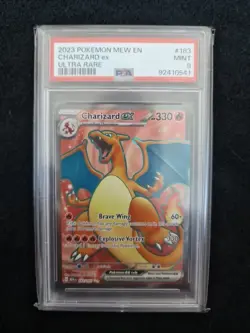 Pokemon TCG / Charizard Ex / Englisch PSA 9 / #183/165 Set SV Ultra Rare FA - Image 1