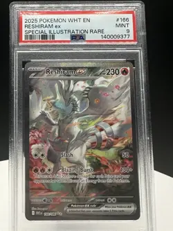 Pokemon Reshiram ex 166/086 Sv: White Flare Illustration Rare Holo 230 HP - Image 3