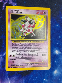Mr. Mime (No Symbol) Holo Rare 6 Jungle EN NM WOTC - Image 1