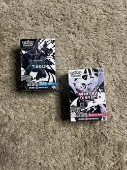 Pokemon Black Bolt and White Flare Booster Bundle Set of 2 Sealed New - Image 1