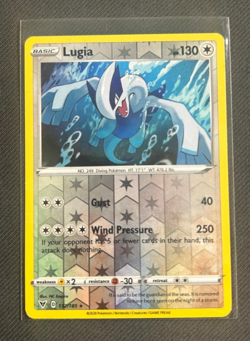 Pokemon SWSH04: Vivid Voltage 132/185 Lugia Reverse Holo LP - Image 1