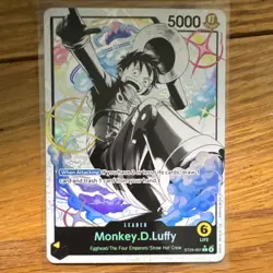 Monkey.D.Luffy ST29-001 Parallel Leader Starter Deck 29 Egghead One Piece - Image 3