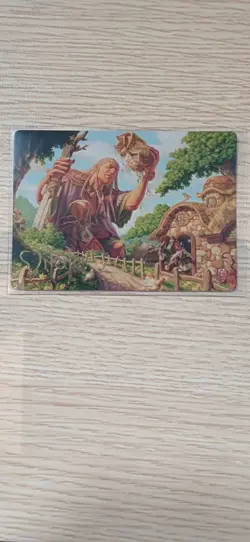 Curious Colossus | Art Card | Gold Stamped | MTG | ECL | Near Mint | English EN - Image 1