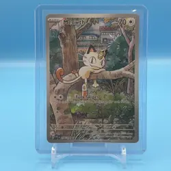 Pokemon Card Phantasmal Flames Illustration Rare Meowth 106/094-mint - Image 1