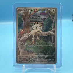 Pokemon Card Phantasmal Flames Illustration Rare Meowth 106/094-mint - Image 1