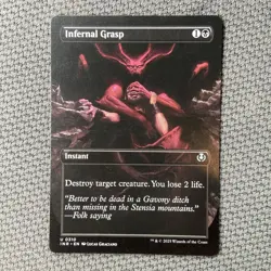 Infernal Grasp (Borderless) - Innistrad Remastered (INR) #310 - Magic MTG Card - Image 1