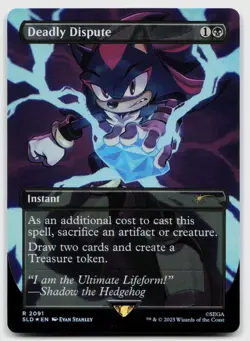 Deadly Dispute (2091) (Rainbow Foil) #2091 (NM) Secret Lair Drop SLD Magic MTG - Image 1
