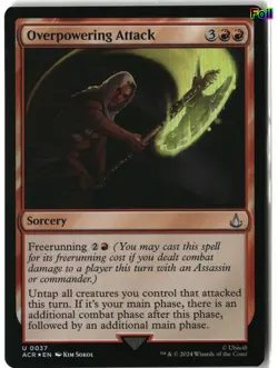 MTG Overpowering Attack [ACR - 37] LP 2-65 - Image 1