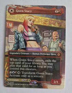MTG - Gwen Stacy/Ghost-Spider - Borderless - Marvel's Spider-Man - Image 1