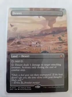 mtg, Desert (Borderless) Special Guests Regular NM - Image 1