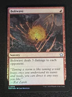 MTG Foundations Boltwave Foil 0079 NM - Image 1