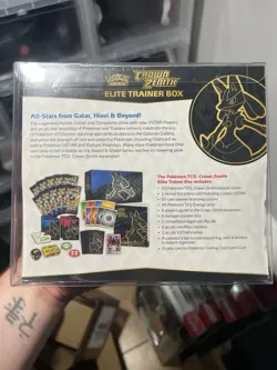 Pokemon TCG Crown Zenith Elite Trainer Box ETB SEALED NEW - Image 2