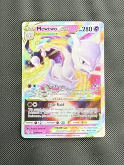 Pokemon Mewtwo VStar Holo 031/078 - Pokemon GO NM - Image 1
