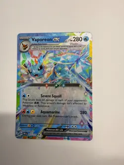 Vaporeon ex - 023/131 023/131/131 Holo SV: Prismatic Evolutions Pokemon Holo NM - Image 1