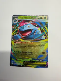 Mega Venusaur ex 003/132 Double Rare Mega Evolution Pokemon Holo Near Mint - Image 1