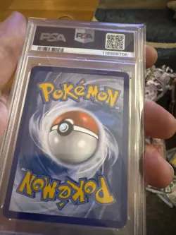 Pokemon TCG Pikachu EX XY124 Black Star Promo 2016 Red & Blue Collection PSA 7 - Image 2