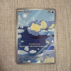 Pokemon TCG Spheal 199/191 Illustration Rare Holo Sv08 Surging Sparks English NM - Image 1
