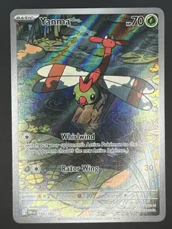 Pokemon TCG Yanma 183/182 - Destined Rivals Illustration Rare NM - Image 1
