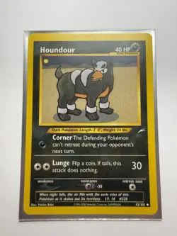 Pokemon TCG Houndour Neo Destiny 43 Regular Unlimited Uncommon - Image 3