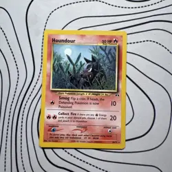 Houndour (24/75) Rare Neo Discovery Set Pokemon Card! MP - Image 1