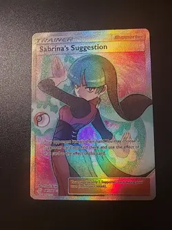 Sabrina's Suggestion - 181/181 - Pokemon Team Up Sun & Moon Full Art Card - Image 1