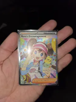 Pokemon TCG - Rosa's Encouragement 123/088 SIR Illustration Perfect Order | NM - Image 1