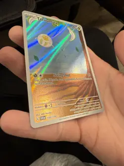 Pokemon TCG Tarountula Scarlet & Violet Base Set Holo Illustration Card 199/198 - Image 3