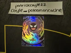 Gastly #92 Rainbow Holo Pokemon Topps Series 2 Card LP - Image 1