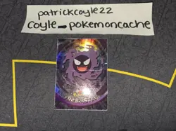 Gastly #92 Rainbow Holo Pokemon Topps Series 2 Card LP - Image 2