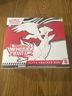 Pokemon Scarlet & Violet White Flare Elite Trainer Box ETB Factory Sealed - Image 1