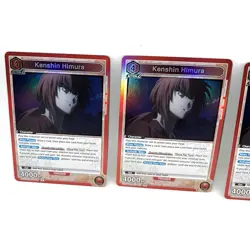 Union Arena UE11BT/RNK-1-089 Kenshin Himura Rare Rurouni Kenshin Playset X4 - Image 2