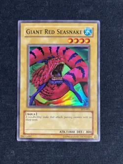 Giant Red Seasnake TP2-003 Yugioh NM - Image 1
