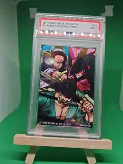 Psa 9 Mint Shanks Mihawk Zoro F04-43 One Piece AR Carddass Bandai TCG CCG Japan - Image 1