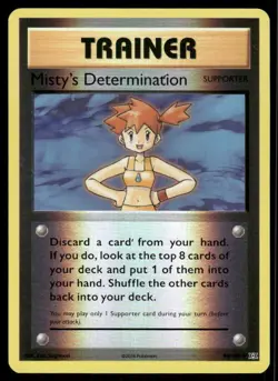 Pokemon Cards Misty's Determination 80/108 Reverse Holo Evolutions Uncommon NM - Image 1