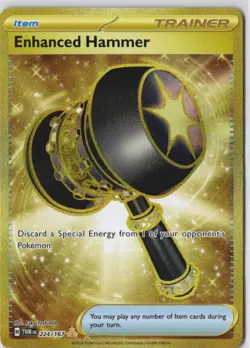 Enhanced Hammer 224/167 TWM Twilight Masquerade Gold Hyper Rare NM Pokemon Card - Image 1