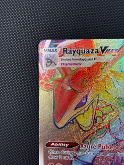 Rayquaza VMax Secret Rare 217/203 Evolving Skies Pokemon Card - Image 2